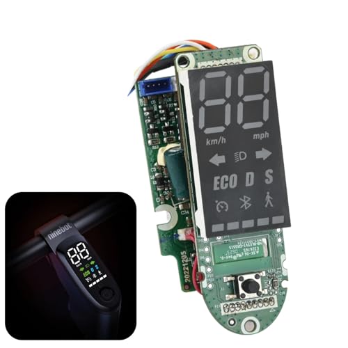 MEXWLOP Tablero de instrumentos for patinete eléctrico Ninebot F2, patinete eléctrico F2 Pro KickScooter, placa Bluetooth, pantalla LED, piezas de instrumentos Panel de visualización de scooter eléctr