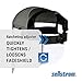 Sellstrom Advantage Face Shield - Lightweight Mask with Crown & Ratchet Headgear, for Work, Grinding, Cutting - ANSI Z87.1 - Clear Uncoated Polycarbonate Window