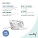 Motif Medical Breast Pump Tubing for Motif Twist - Pump Tubing Replacement W/Connectors - Easy-to-Replace Lactation Tube - Essential Breast Pump Parts for Pump Maintenance (32”, 2 Tubes)