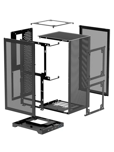 ShinySnake L400 Mini-ITX PC Case - 12.1L SFF High Airflow Gaming