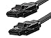 Monoprice 18inch SATA 6Gbps Cable w/Locking Latch - Black