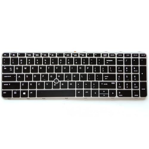 Clavier US HP EliteBook 850 G4 cassé ? Solution rétroéclairée de rechange - 4