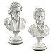 Design Toscano Great Composer Collection: Mozart and Beethoven Sculptures, Antique Stone