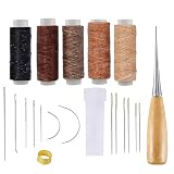 Kit de Costura para Cuero 21 Piezas, DIY y Artesanía