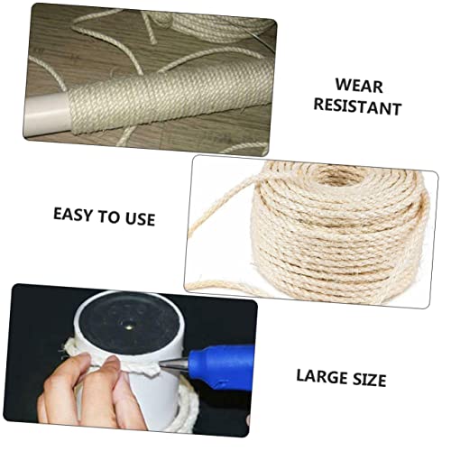 BUGUUYO 1 Peça Saco De Dados De Fio Vintage Naturales Poste De Arranhador De Gato Tapetes Naturais C