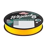 Berkley Whiplash8 Angelschnur, Superline, Raubfischangeln, Hecht, Barsch, Zander, Forelle, Unisex, Gelb, 0,25 mm | 40 kg | 300 m