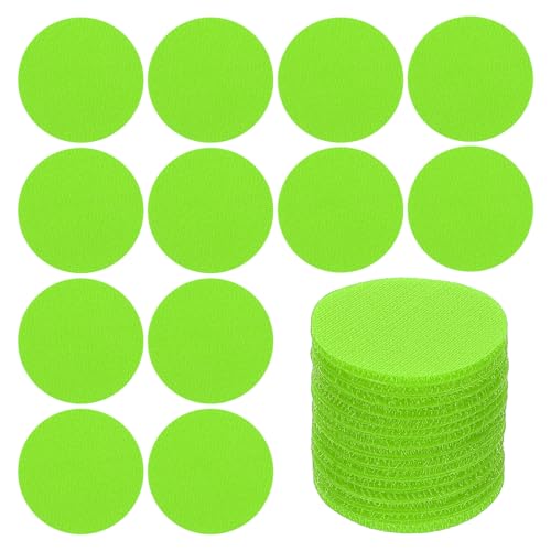 PATIKIL 40Pcs Carpet Spots for Classroom, 2 Inch Small Circle Floor Dots Markers Carpet Spot Markers for Teacher Elementary Preschool Supplies, Green
