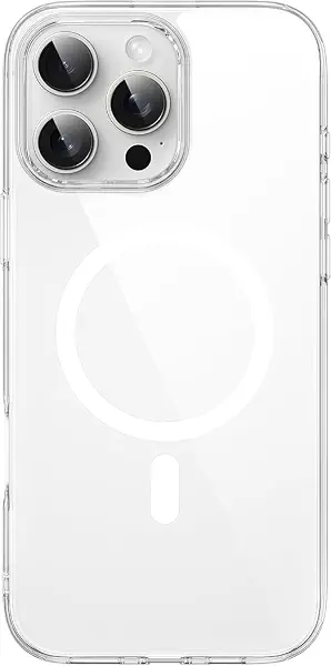 سعر ومواصفات جراب حماية شفاف من Next Store متوافق مع iPhone 16 Pro Max - تصميم نحيف، حماية فائقة، يدعم الشحن المغناطيسي، مقاوم للخدوش والصدمات، متانة عالية. (شفاف) (B0F145F3SM) على Amazon EG