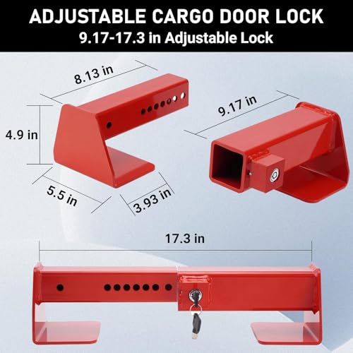 Heavy Duty Shipping Cargo Container Door Lock - Keyed Trailer Door Lock for Semi Trailers, Cargo Vans & Conex Container Locks by Onsski - Image 7