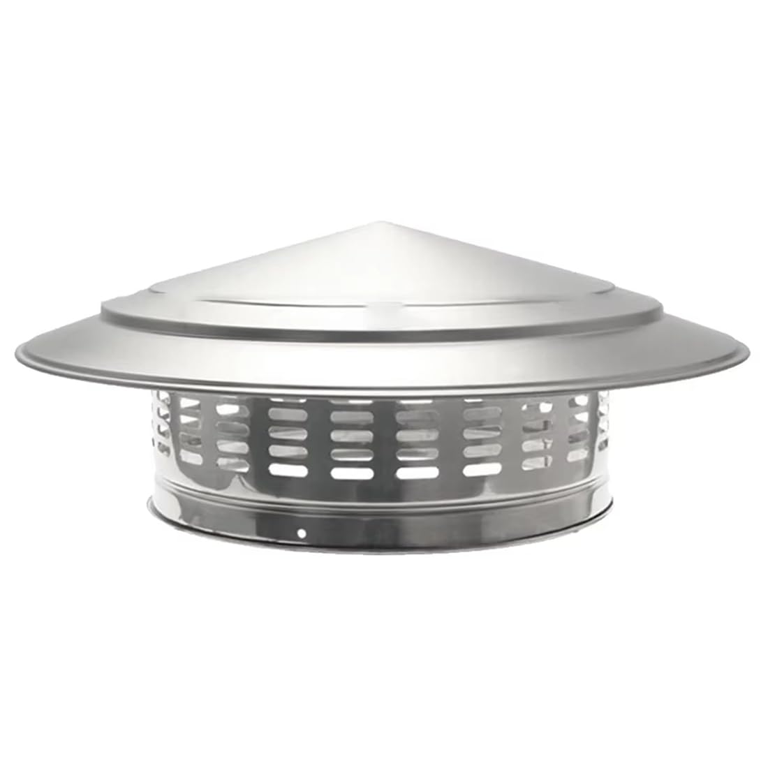 Jnchdghwa As Shown Round Rain Cap 250Mm Metal Top Hat Fireplace Chimney Hat Roof Cowl Flue Cap Cover Stove Pipe Chimney Cap Umbrella
