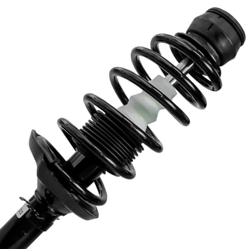 Image of Detroit Axle - Front Struts for 1998-2006 Volkswagen Beetle 1999-2006 Golf 2007-2009 Golf Jetta City 1999-2005 Jetta, Complete 2 Struts with Coil Spring Replacement Ready Strut Shock Assembly