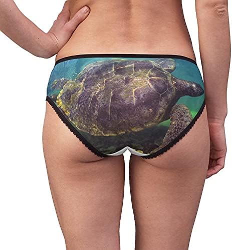SpreadPassion Cayman Turtle Panties, Cayman Turtle Underwear, Briefs, Cotton Briefs, Funny Underwear, Panties For Women