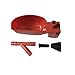 livestocktool.com 10 Pack Pigeon Quail Waterer and Feeder Drinking Cup Bowl Poultry Bird Watering System (Red)