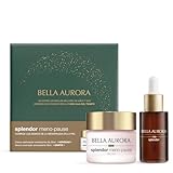 Bella Aurora Splendor Meno-Pause, Kit Antienvejecimiento con Crema Reafirmante de Día 50ml y Sérum Iluminador Antioxidante 30ml, Tratamiento para Menopausia