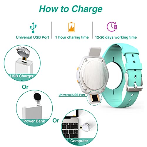 Led Digital Pedometer Watch, Digital Steps Tracker, Non-Bluetooth, Vibrating Alarm Clock, Stopwatch, Great Gift For Children Teens Girls Boys Women (Green) #TOP5