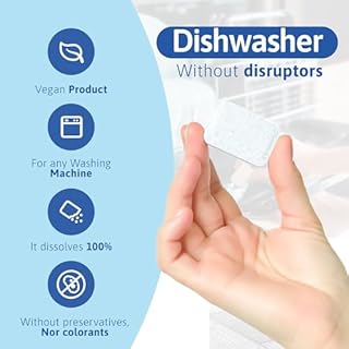 NATULIM - Pastiglie Lavastoviglie Ecologiche Naturali - Capsule Idrosolubili per Lavaggio Efficace e Delicato - 120 Pastiglie