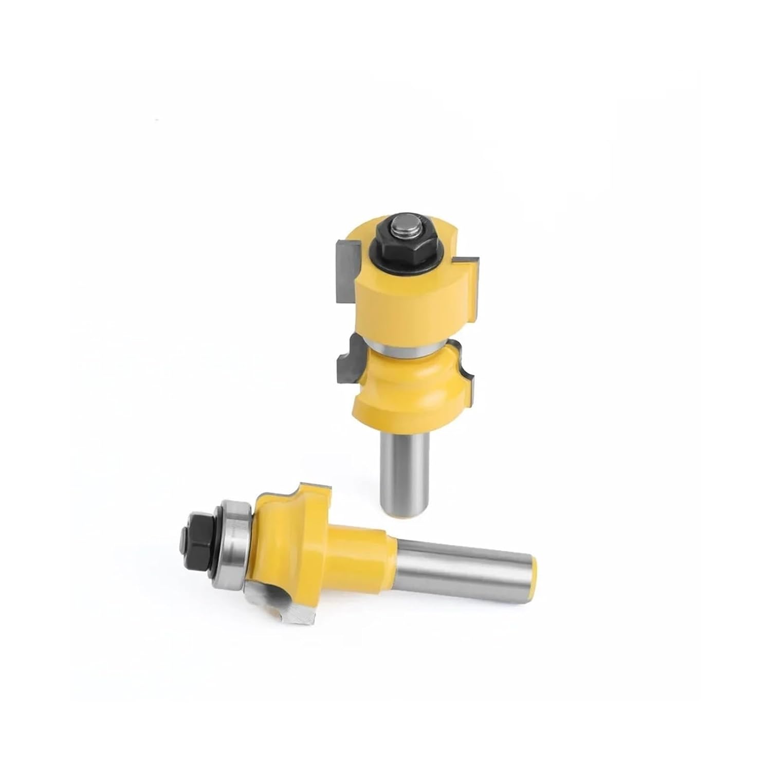 2PC 1/2" Shank Window Sash & Glass Door Tenon Router Bit Set Woodworking Milling Cutter(01)