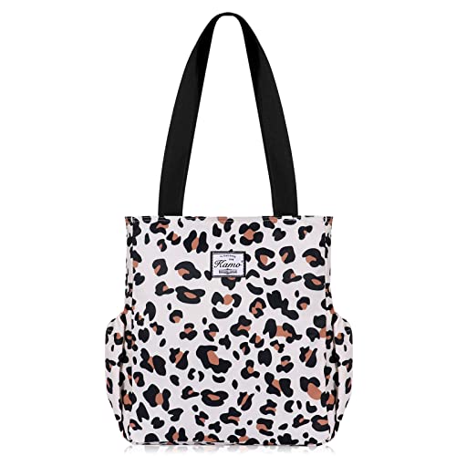 Image of KAMO Floral Tote Bag - Waterproof Lightweight Handbags Travel Shoulder Bag for Hiking Yoga Gym Swimming Travel Beach