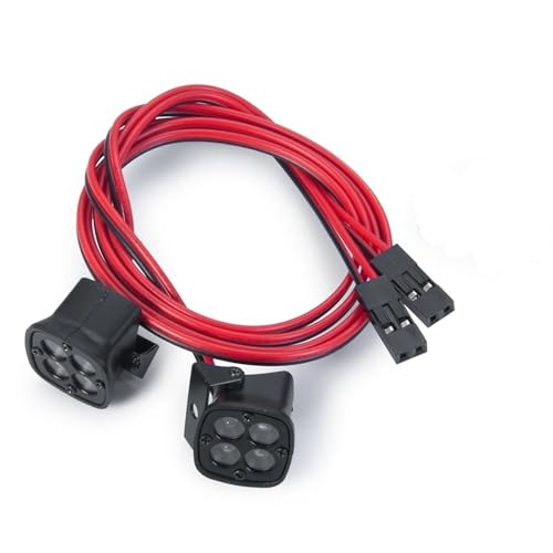 Luces para coche RC Axial SCX10 90046 accesorios TRX4 focos Wraith D90 RR10 1