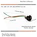 iJDMTOY 168 194 2825 W5W Wiring Harness Sockets Compatible with LED Bulbs, Parking Lights, License Plate Lights