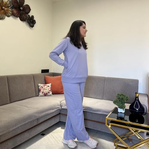 Image of Women's Co-Ord Set Relaxed Fit for Women | Two Piece Suit Top & Pant| Full Sleeve Cord Dress for Women | Casual Wear Co-ord Set for Women