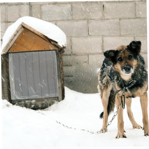 Solapas de repuesto para puerta de perro Dorccsi de tiras plásticas DIY 4