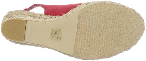 Image of Moda Spana Women's Hide Slingback Espadrille,Red Cotton Voile,13 M US