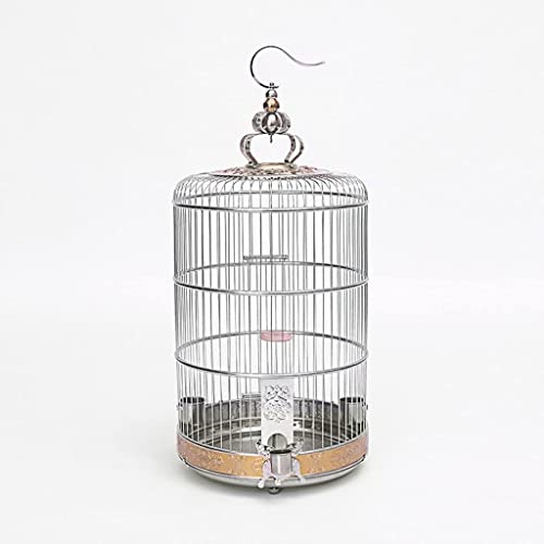 Ytghbiml Vogelkäfig 1049 Metall Rund Groß