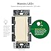 Lutron Maestro LED+ Dimmer Switch for Dimmable LED, Halogen and Incandescent Bulbs, 150W/150W/Single-Pole or Multi-Location, MACL-153M-AL, Almond