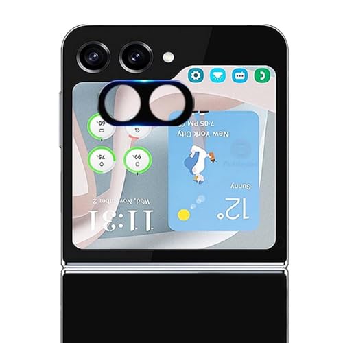 Image of DD SON Back Camera Lens Protector Tempered Glass For Samsung Galaxy Z Flip6 5G Case Friendly with Edge to Edge Coverage and Easy Installation Kit, Pack of 1