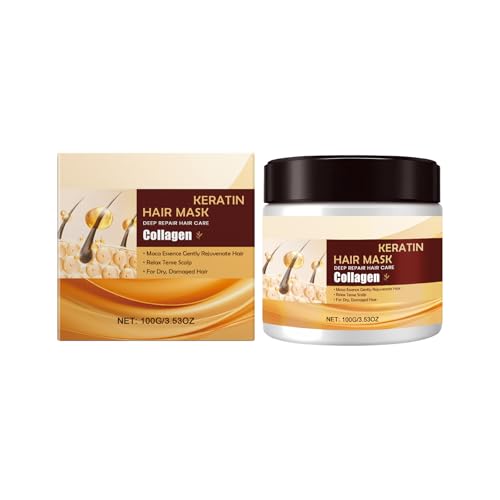 Collagen Keratin Hair Mask Deep Conditioning Treatment for Dry, D...