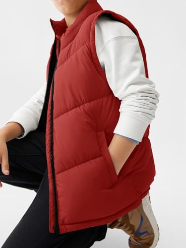 Image of Meikulo Boys Puffer Vest Zip Up Quilted Gilet Sleeveless Jackets
