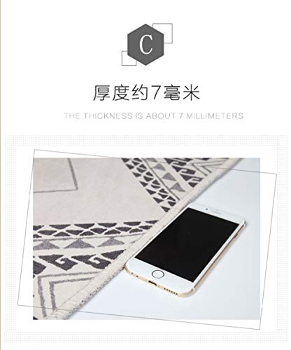 STJPJ tapijten Perzische Turkse Europese Hof Vintage Distressed Tapijt Woonkamer Slaapbank Koffie Tafelmat Slaapkamer… - Afbeelding 6