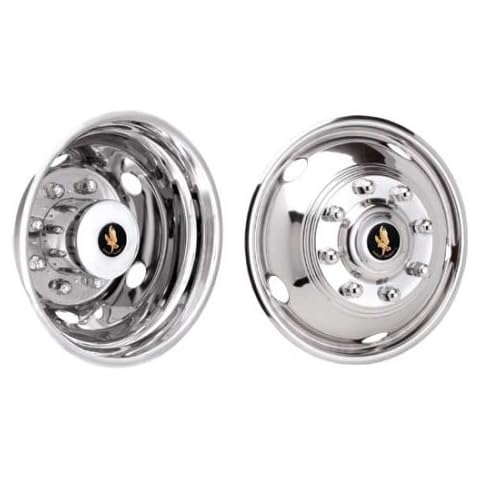 Eagle Flight 19.5" Stainless Steel Wheel Simulators for 2003-2004 Ford F450 & F550 Cover