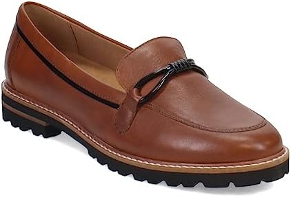 TROTTERS Women's Fiora Loafer Flat, Luggage, 11 Narrow | Image 3