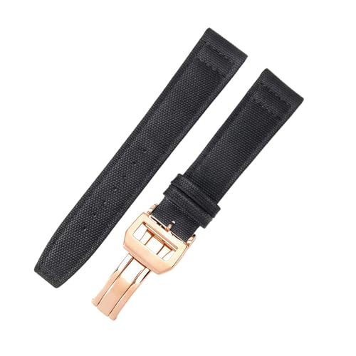 Bracelet montre toile 20mm pour IWC Pilot's le style idéal du bureau aux voyages