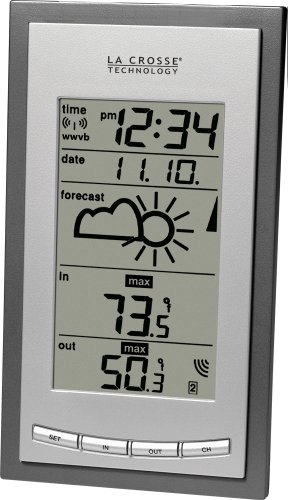 La Crosse Technology WS-9077U-IT Wireless Atomic Weather Station with Min/Max