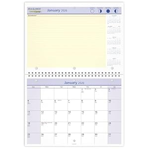 AT-A-GLANCE 2026 Wandkalender PM502826 mit Notizbereich