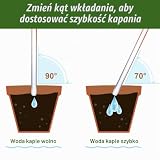 NiHome Flamingo Self-Watering Bulb 2-Pack 10" Long Gradient Hot Pink Hand-Blown Glass Globe Pot Plant Waterer for Home Indoor Outdoor Garden Patio Hanging Flower Automatic Irrigation System
