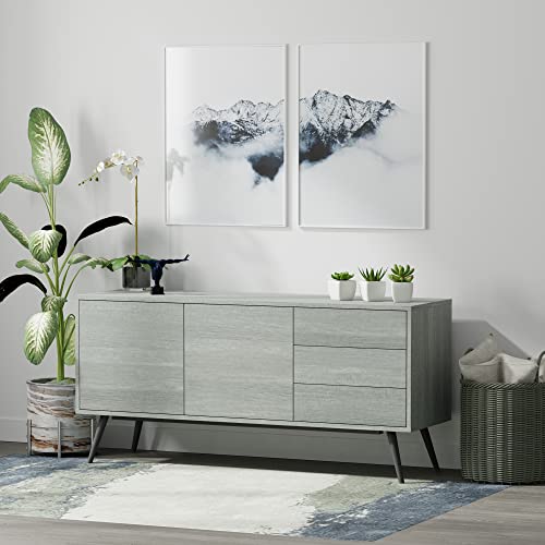 Glenwillow Home Atlas 59" Mid-Century Modern Buffet/Sideboard/Tv Console #TOP2