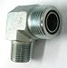 AF 4405-20-16-1-1/4 Male O-Ring Face (1-11/16'-12 Threads) X 1 Male Pipe (1.315'-11.5 Threads) 90 Elbow