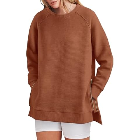 ANRABESS Oversized Crewneck Pullover Cover
