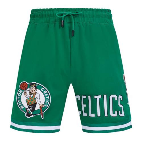 Pro Standard Mens NBA Boston Celtics Classic Chenille Athletic Short Green