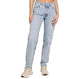 JACK & JONES Straight fit Jeans JXSEOUL Straight MW Jeans CR3013 SV Light Blue Denim 30 32 Light Blue Denim