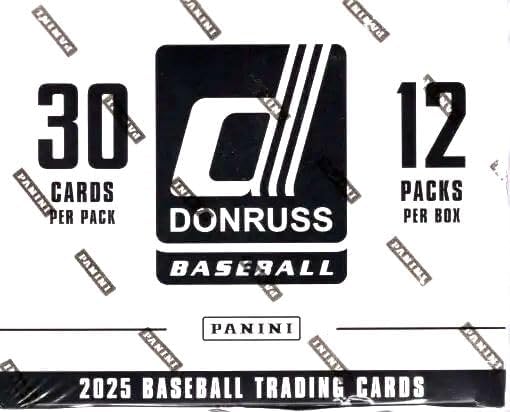 2025 Panini Donruss Baseball CELLO/VALUE box (12 pks/bx)