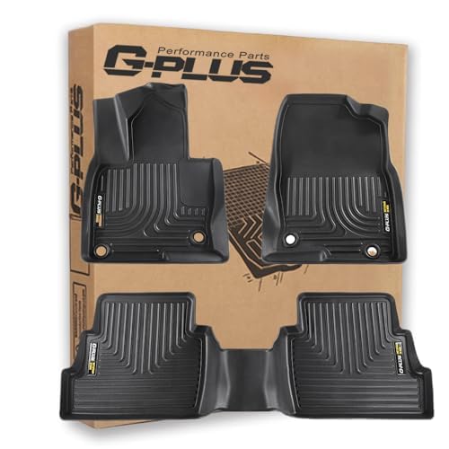 G-PLUS Floor Mats Cargo Liner Compatible with Mazda CX-5 CX5 2017-2025 Custom Fit All Weather Full Cover Protection 1st & 2nd Row Liner TPE Floor Liners Black