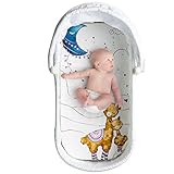 JumpOff Jo – Fitted Bassinet Sheet – 16” x 32” Flexible Fit Bassinet Sheet for Oval,...