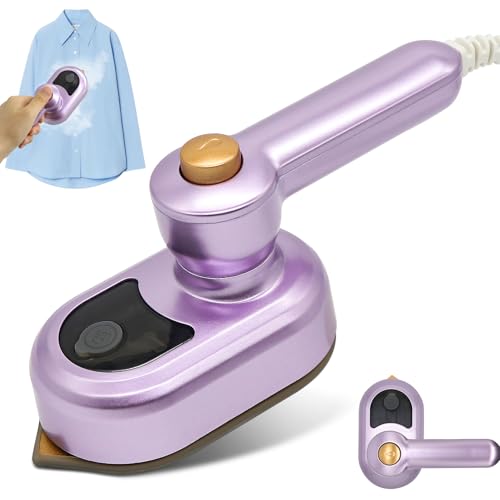 GothicBride Reise Bügeleisen Mini Dampfbügeleisen, Reisebügeleisen Mini...