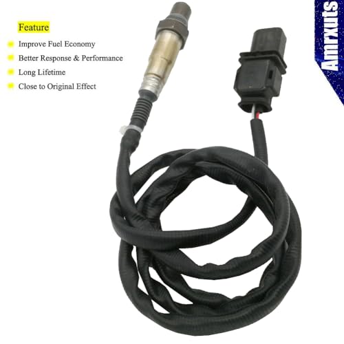 Sensor de oxígeno 5 cables Amrxuts para BMW 2 piezas miniatura 2
