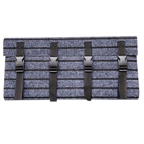 Alfombra antideslizante de 45,7 cm de ancho, ajustable, resistente, accesorios de autocaravana para viajes al aire libre, campamento, fiestas